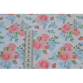 �kotex bomuld/poplin m/Roser