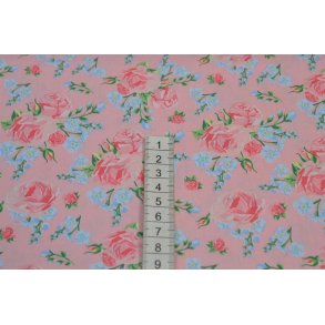 �kotex bomuld/poplin m/roser