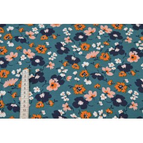 �kotex Modal jersey m/blomster
