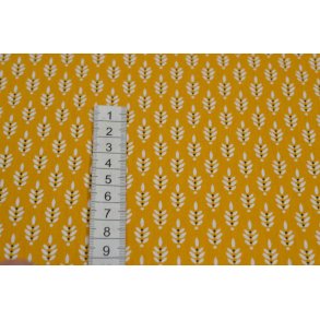 �kotex bomuld/poplin Fantasy, M�rkgul
