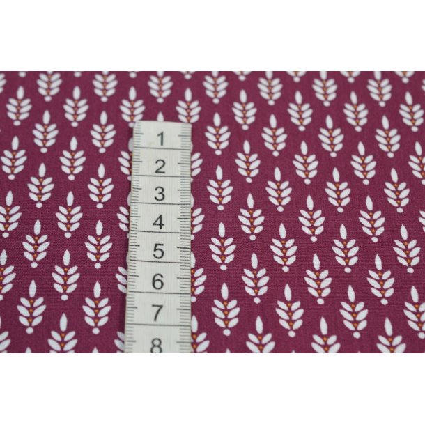 �kotex bomuld/poplin Fantasy Vinr�d