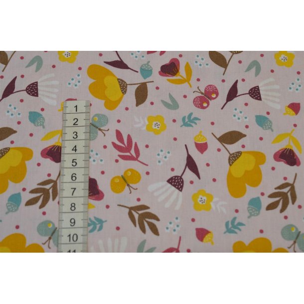 �kotex bomuld/poplin m/blomster
