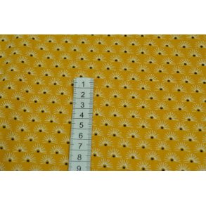 �kotex bomuld/poplin M�rkgul