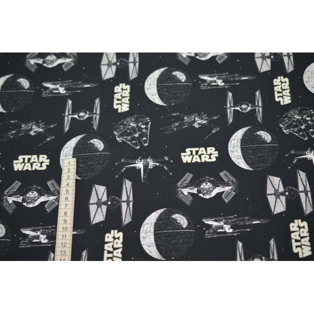 �kotex bomulds jersey m/Star Wars