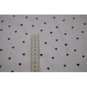 �kotex bomuld/poplin m/sm� hjerter