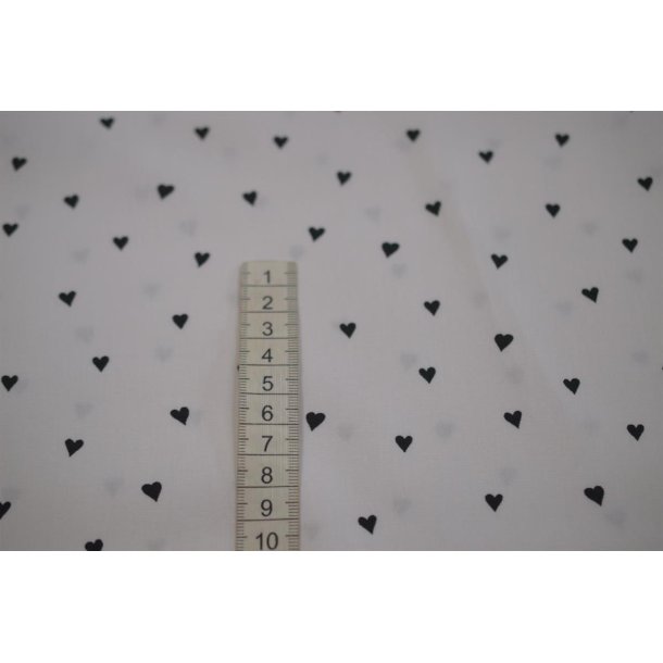 �kotex bomuld/poplin m/sm� hjerter