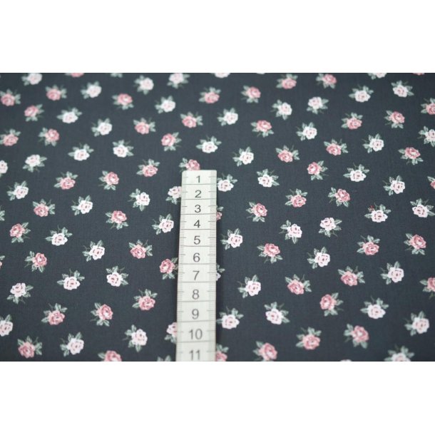 �kotex bomuld/poplin m/sm� blomster