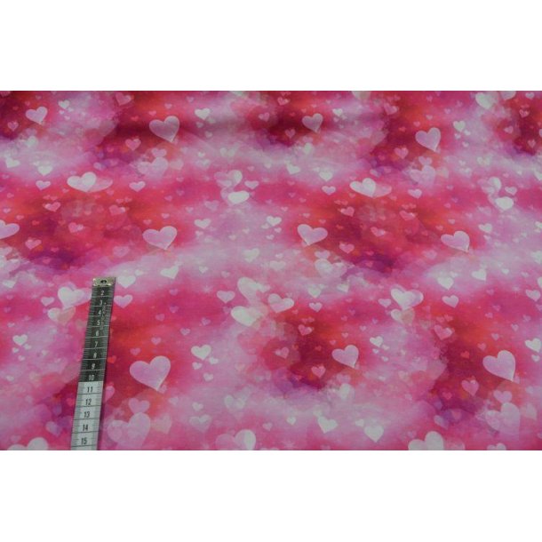 �kotex bomulds jersey m/Hjerter