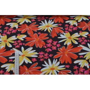 �kotex bomulds jersey m/Blomster
