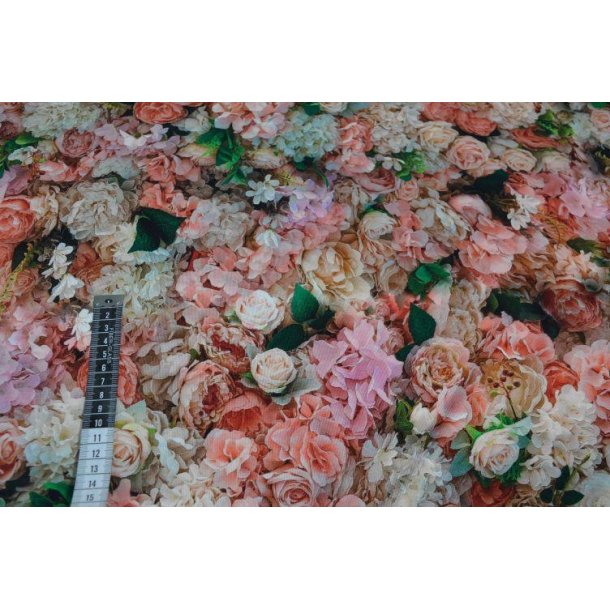 Viscose jersey m/blomster