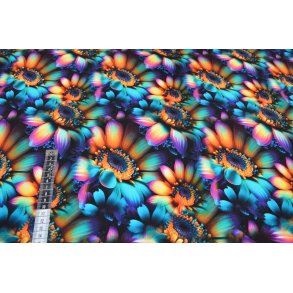 �kotex bomulds jersey m/blomster