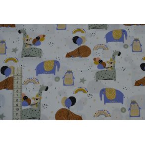 �kotex Bomuld/Poplin Sweet Animal