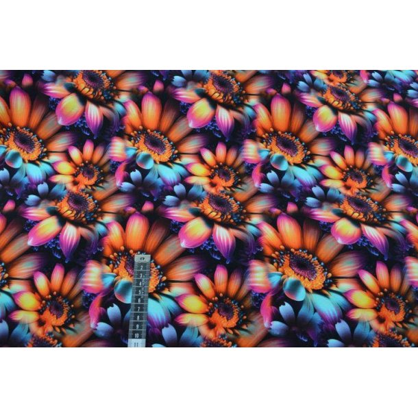 �kotex bomulds jersey m/blomster