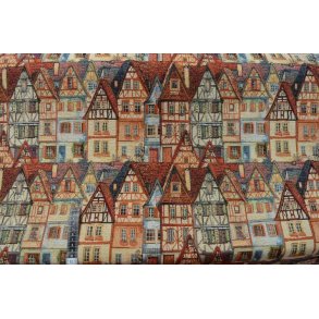 Gobelin med smukke huse