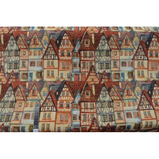 Gobelin med smukke huse