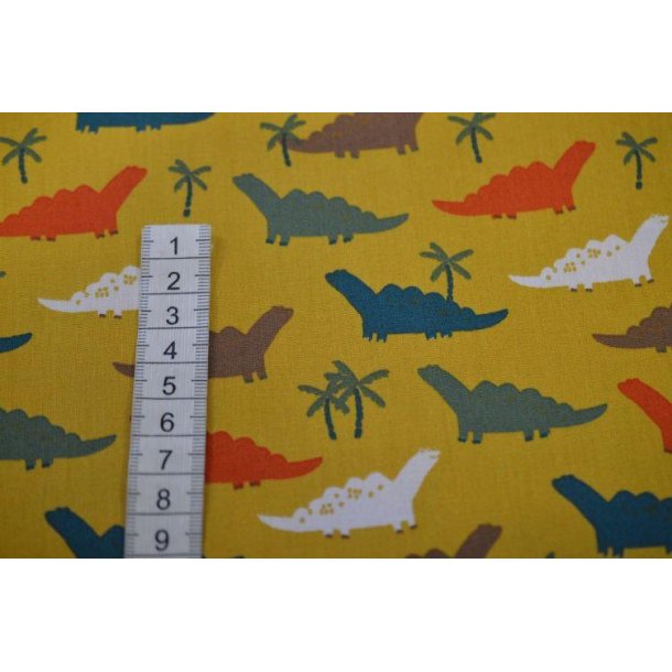 �kotex bomuld/poplin Karry m/Dinosaur