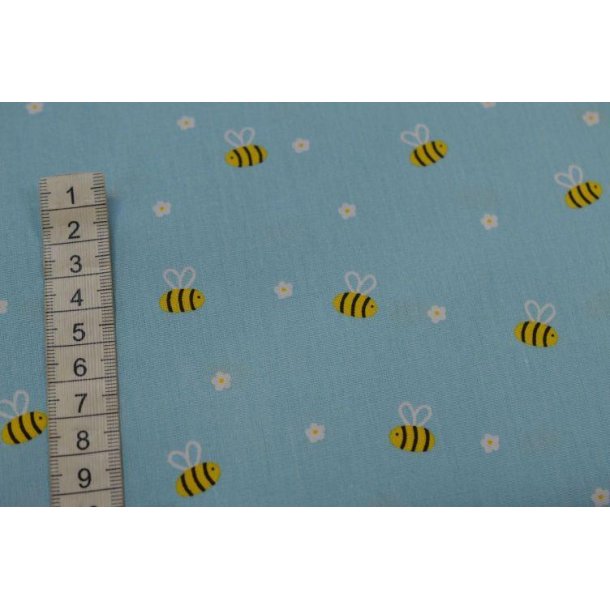 �kotex bomuld/poplin Lysbl� m/Bier