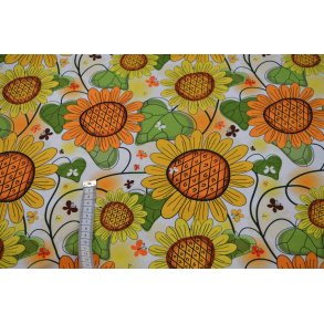 �kotex bomulds jersey Retro m/Solsikker