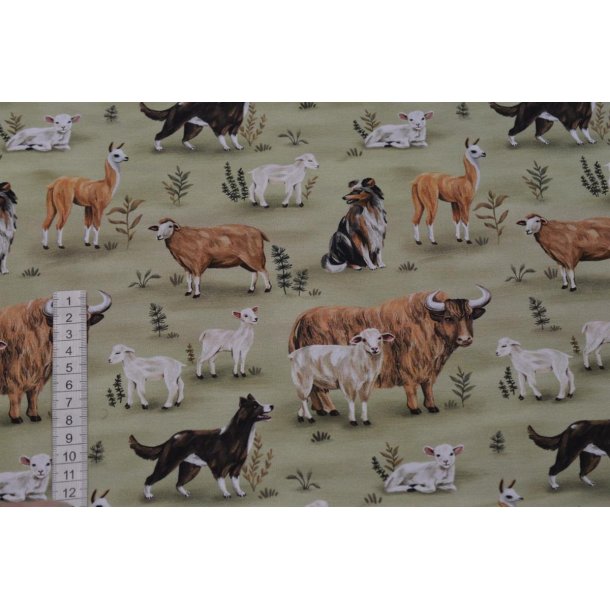 �kotex Bomulds Jersey m/dyreprint                                                                                    