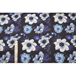 �kotex bomulds jersey m/blomster