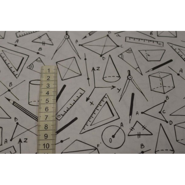 �kotex bomuld/poplin m/Passe, lineal  m.m