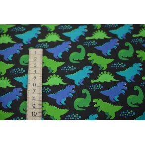 �kotex bomuld/poplin m/Dinosaur