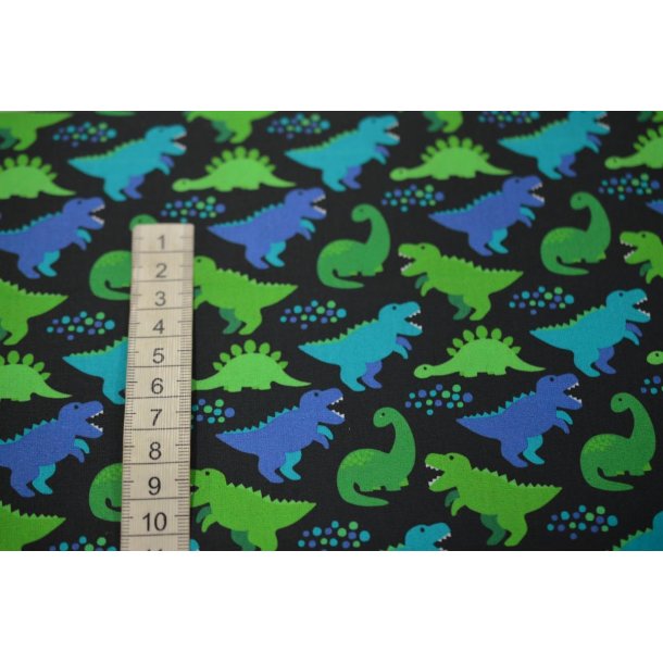 �kotex bomuld/poplin m/Dinosaur