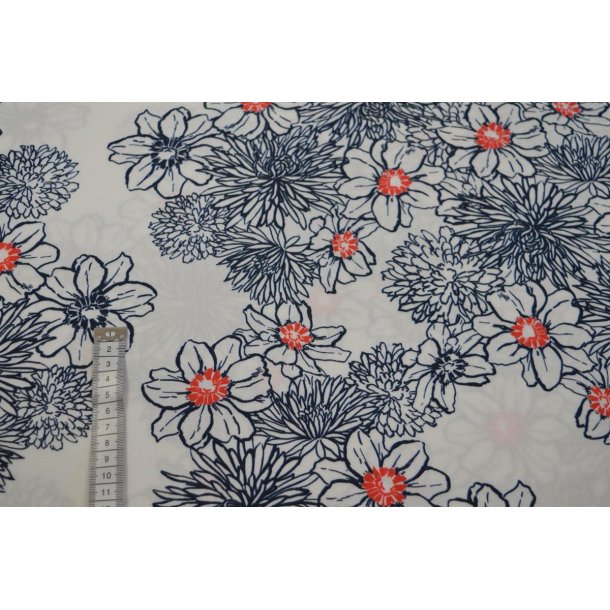 Viscose m/Blomster