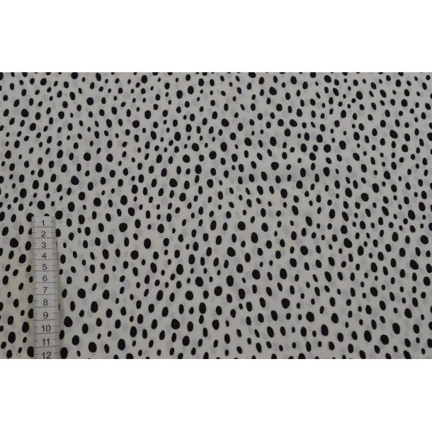 �kotex Viscose R�hvid m/sm� prikker