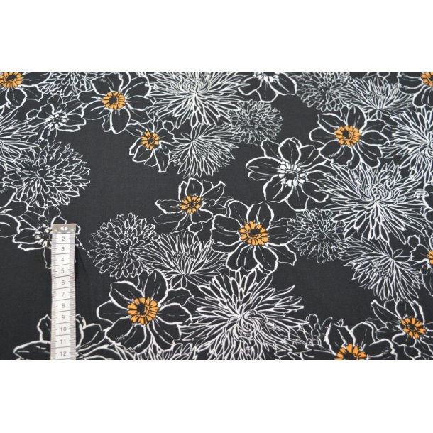 Viscose m/Blomster