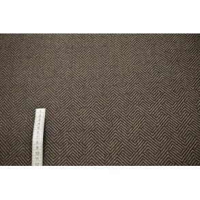 Yrsa m�belstof Sildebensv�vet Brunlig