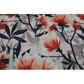 Viscose m/blomster