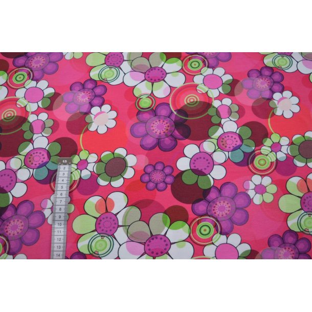 �kotex bomulds jersey m/blomster