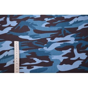 Camouflage stof Kraftig kvalitet Bl�lig