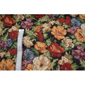 Gobelin m/Blomster og guldtr�de