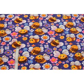 �kotex bomulds jersey m/blomster