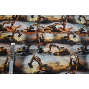 �kotex bomulds jersey, Gravmaskiner