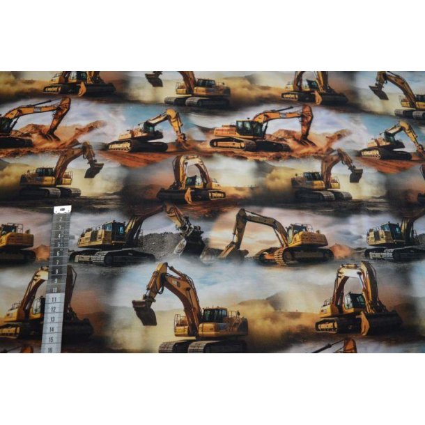 �kotex bomulds jersey, Gravmaskiner