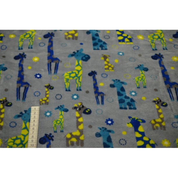 Minky fleece m/Giraf