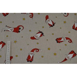 Kraftig bomuld m/Julemand