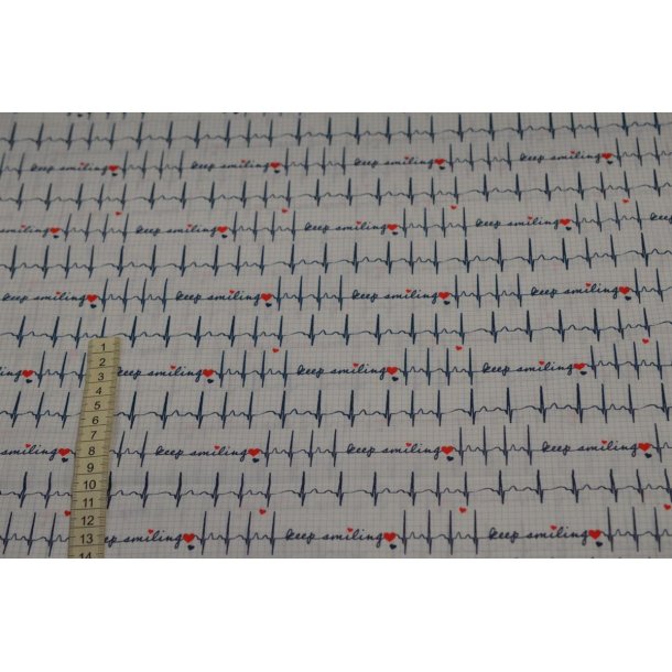 �kotex bomuld/poplin m/Hjerte diagram