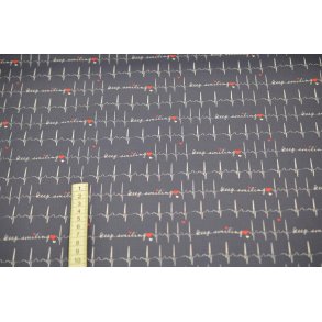 �kotex bomuld/poplin m/hjerte diagram