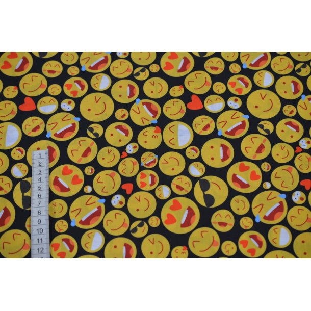 �kotex bomuld/poplin m/Smiley