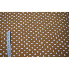 �kotex bomulds jersey Lys brun m/prikker