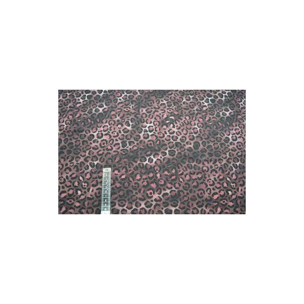 Viscose m/dyreprint, Brun