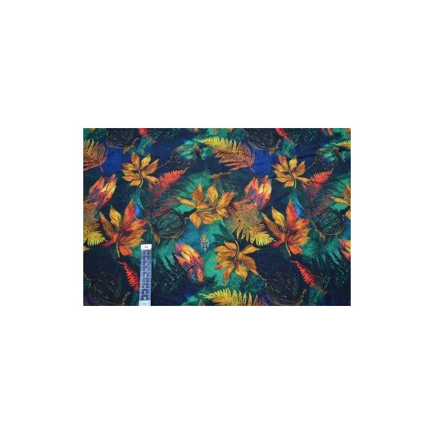 Viscose jersey med blade