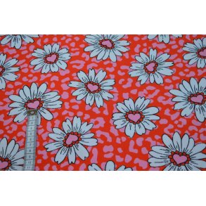 �kotex bomulds jersey m/Blomster