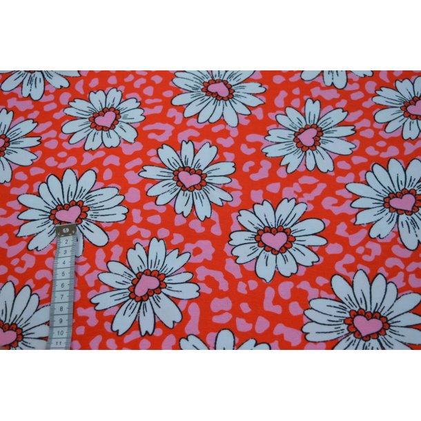 �kotex bomulds jersey m/Blomster
