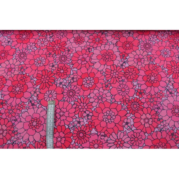 �kotex bomulds jersey m/blomster