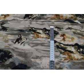 Viscose jersey m/Heste